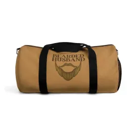 Bearded Husband Brown Duffel Bag