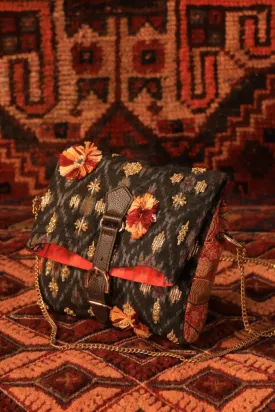 Black Ikat Batua