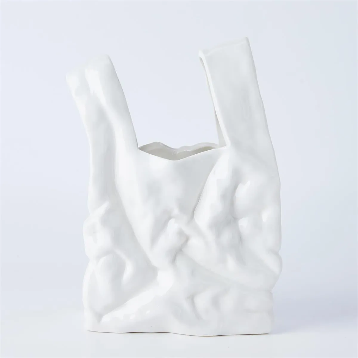 Ceramic Shopping Bag Vase