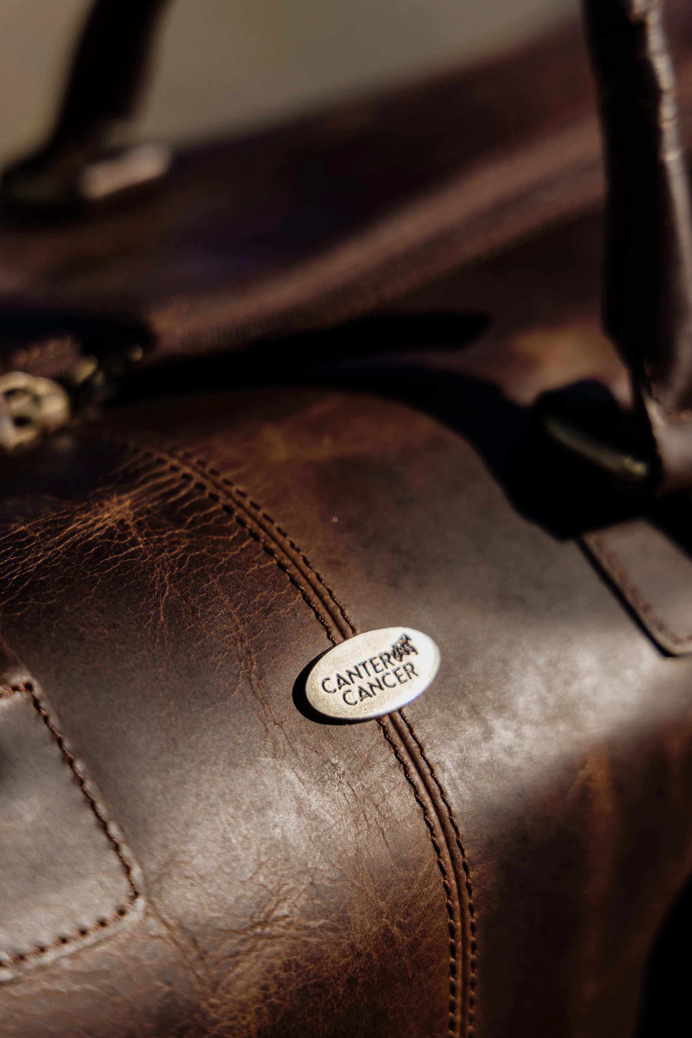Leather Overnight Duffel Bag